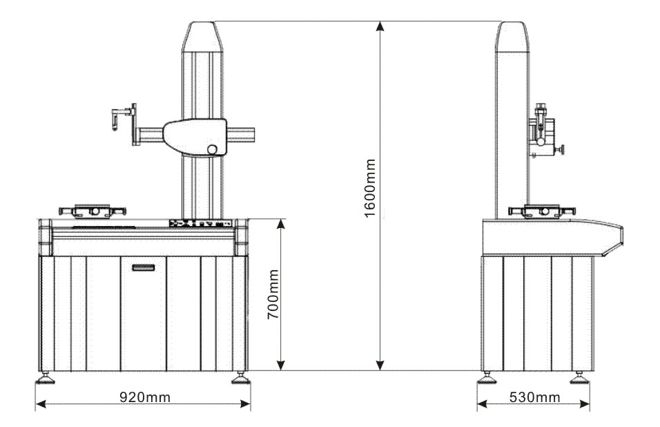 Roundness Tester CD-Kepler RT 1000 Dimension استدارة تستر CD-Kepler RT 1000 Dimension