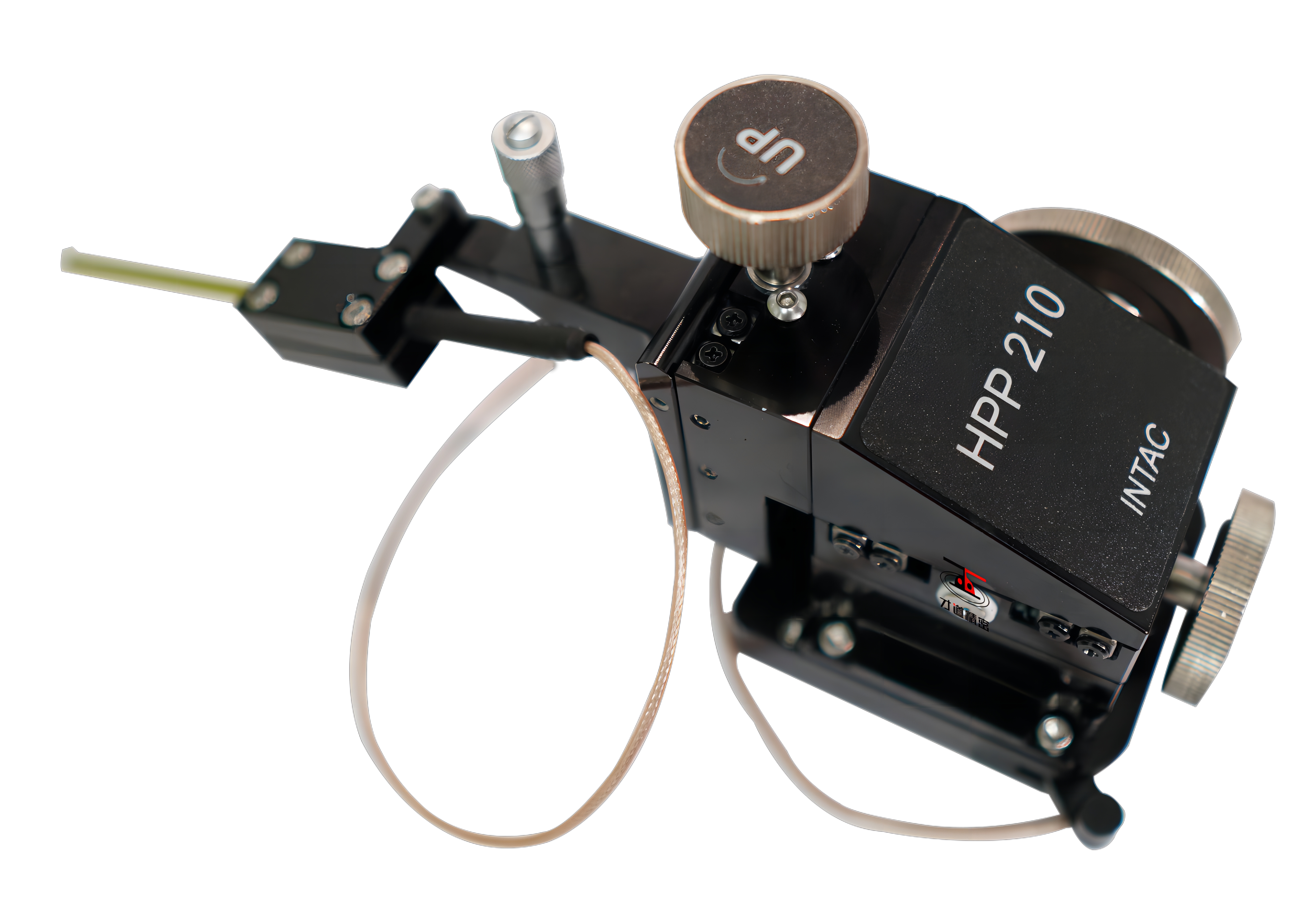 يتم استخدام أداة تحديد موضع مسبار حامل إبرة الاختبار مع أداة تثبيت مسبار محوري / ثلاثي المحاور